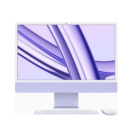 Apple iMac24 M3 256GB Purple